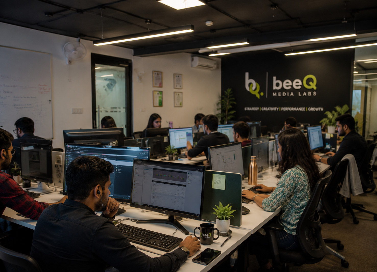 BeeQ Media Labs Corporate Office Team